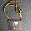 Personalized Leather Event Lanyards