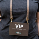 Personalized Leather Event Lanyards