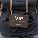Personalized Leather Event Lanyards