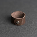 Personalized Leather Shawl Cuff