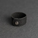 Personalized Leather Shawl Cuff