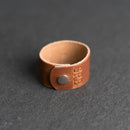 Personalized Leather Shawl Cuff