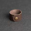 Personalized Leather Shawl Cuff