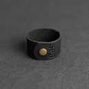 Personalized Leather Shawl Cuff