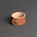 Personalized Leather Shawl Cuff