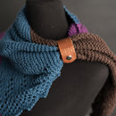 Personalized Leather Shawl Cuff