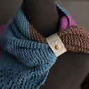 Personalized Leather Shawl Cuff