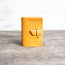 Pocket Adventure Journal with Buckle Closure - Refillable Leather Journal