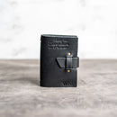 Pocket Adventure Journal with Buckle Closure - Refillable Leather Journal