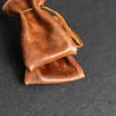Personalized Leather Dice Bag with Design Stamp