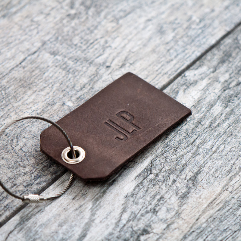 Free Personalized Leather Luggage Tag for Email Subscribers - Ox & Pine