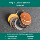 Ring of Leather Samples
