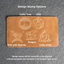 Personalized Leather Playmat for Gaming