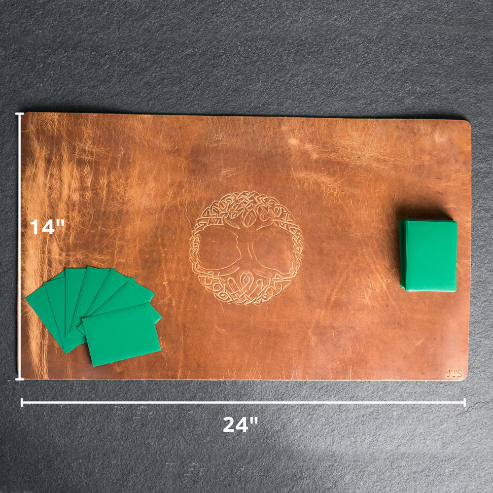 Buy Personalized Leather Playmat for Gaming Online – Ox & Pine