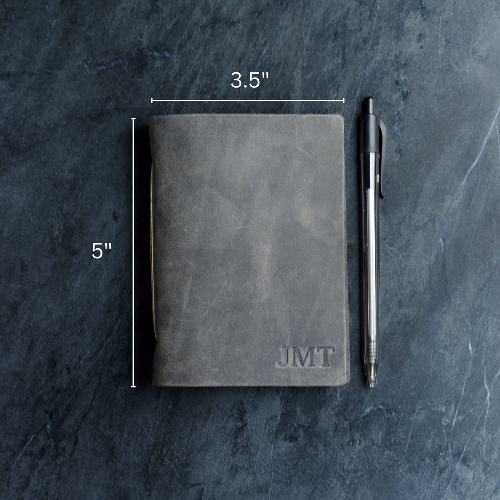 Leather Pocket Journal | Personalized Mini Notebook – Ox & Pine