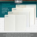 Refillable Personalized Leather Journal with Professional Elastic Closure