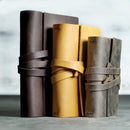 Personalized Refillable Snap Leather Journal - Size Options - Ox & Pine
