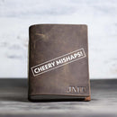 Cheery Mishaps - Classic Personalized Leather Pocket Journal