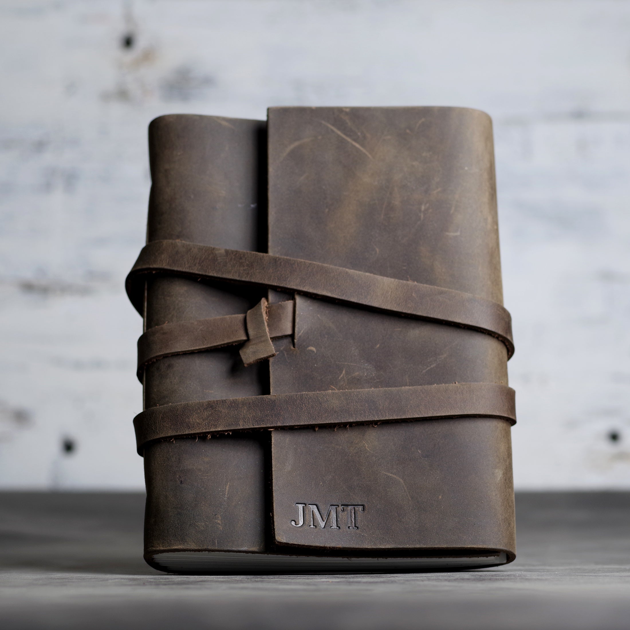 Rustic Journal Personalized Leather Journals & Refillable Journal – Ox & Pine