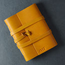 Personalized Leather Wrap Journal - Saddle Tan - Ox & Pine